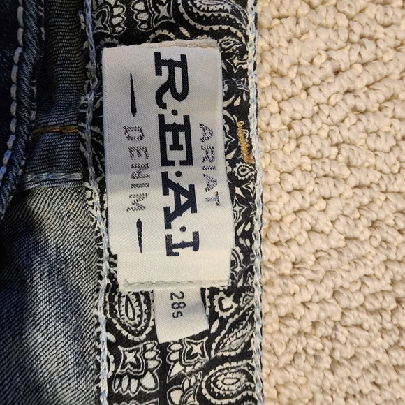 ARIAT R.E.A.L ☆ Women's Blue Jeans Used But In Great Condition. No Flaws - Picture 5 of 13